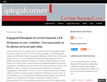 Tablet Screenshot of iplegalcorner.com